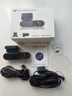 Caméra de bord intelligente 4G LTE 2K HD avec surveillance à distance en temps réel et GPS