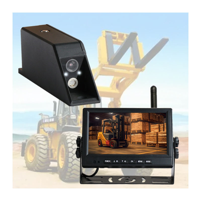 Système de surveillance de caméra sans fil pour chariot élévateur, moniteur IPS 7 pouces, caméra de recul rechargeable pour chariot élévateur Linde Toyota Hyster Yale